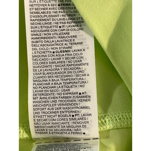 Athleta Salutation Stash 5" Womens High-Waisted Neon Yellow Shorts Size M Nylon/ - Picture 9 of 12